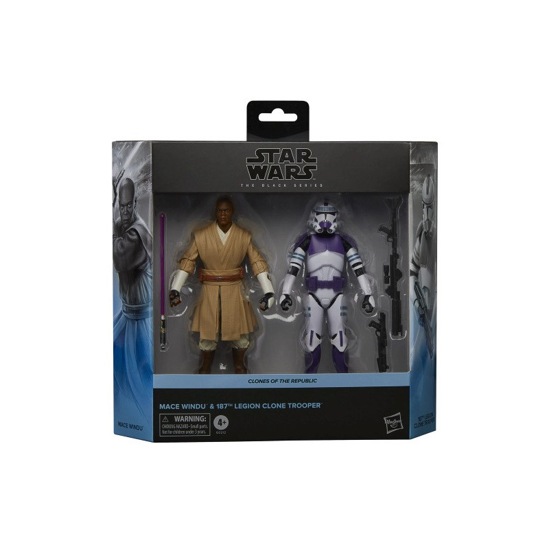 Star Wars - Black Series - 2-pack figurines Mace Windu & 187th Legion Clone Trooper