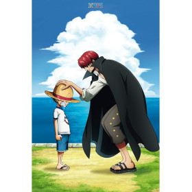 One Piece - grand poster Luffy & Shanks (61 x 91,5 cm)