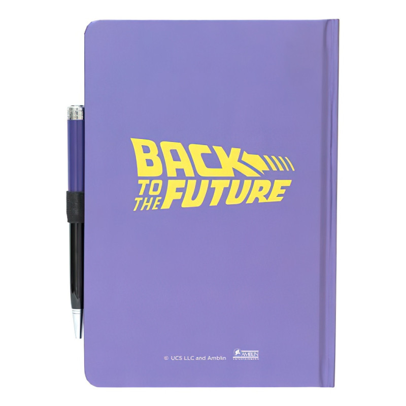 Retour vers le Futur - Carnet A5 Bullet journal + stylo 