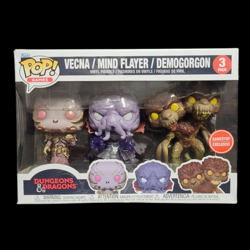 Dungeons & Dragons - Pop! D&D - 3-Pack Vecna, Mind Flayer, Demogorgon