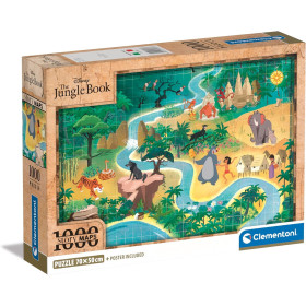 Disney : Le Livre de la Jungle - Puzzle 1000 pièces Story Maps