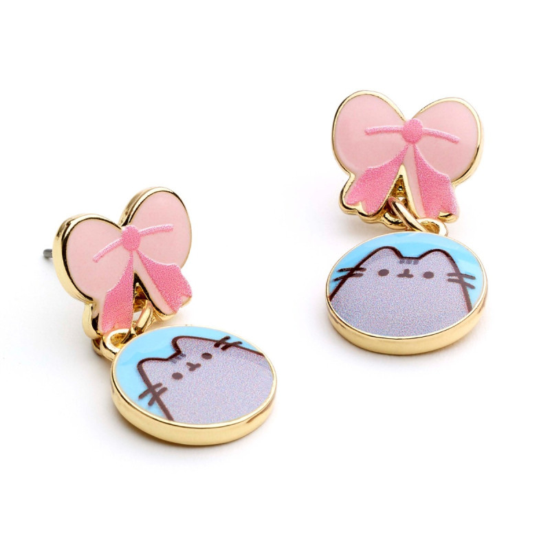 Pusheen - Boucles d'oreilles Ruban