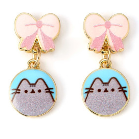 Pusheen - Boucles d'oreilles Ruban