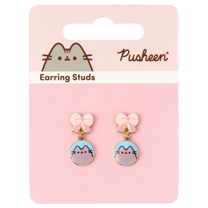 Pusheen - Boucles d'oreilles Ruban