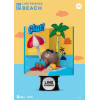 BT21 Line Friends - Figurine diorama D-Stage Beach Closed Box Version 16 cm