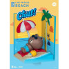 BT21 Line Friends - Figurine diorama D-Stage Beach Closed Box Version 16 cm