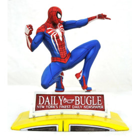 Marvel - Gallery - Statue PVC PS4 Spider-Man on Taxi 23 cm