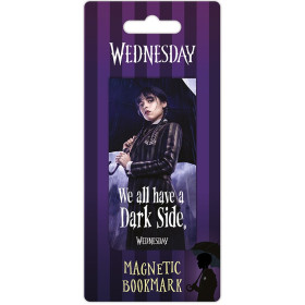 Wednesday - Marque-page magnétique Dark Side