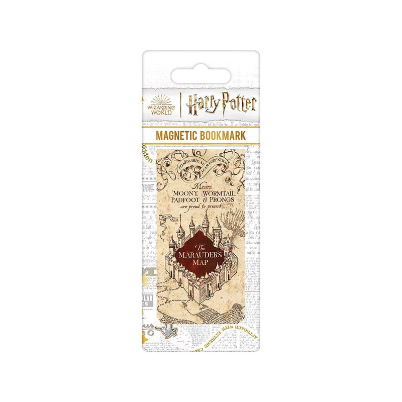 Harry Potter - Marque-page magnétique Marauder's Map