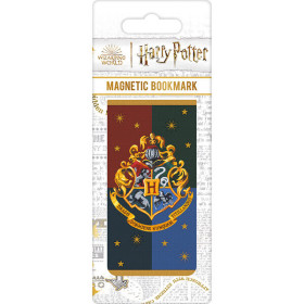 Harry Potter - Marque-page magnétique Hogwarts Crest