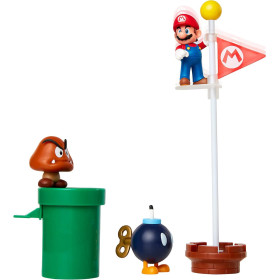 Super Mario - Set World of Nintendo : figurines Plaine du Grand Chêne