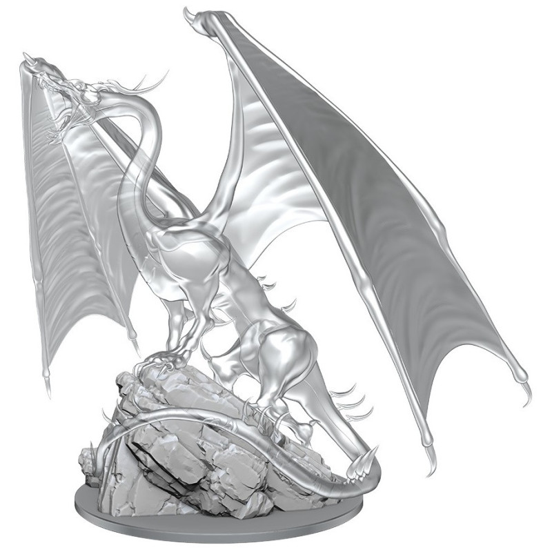 Dungeons & Dragons: Nolzur’s Marvelous - Figurine miniature à peindre Young Emerald Dragon