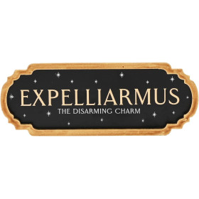 Harry Potter - Panneau plaque Expelliarmus