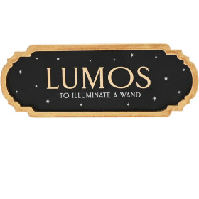 Harry Potter - Panneau plaque Lumos
