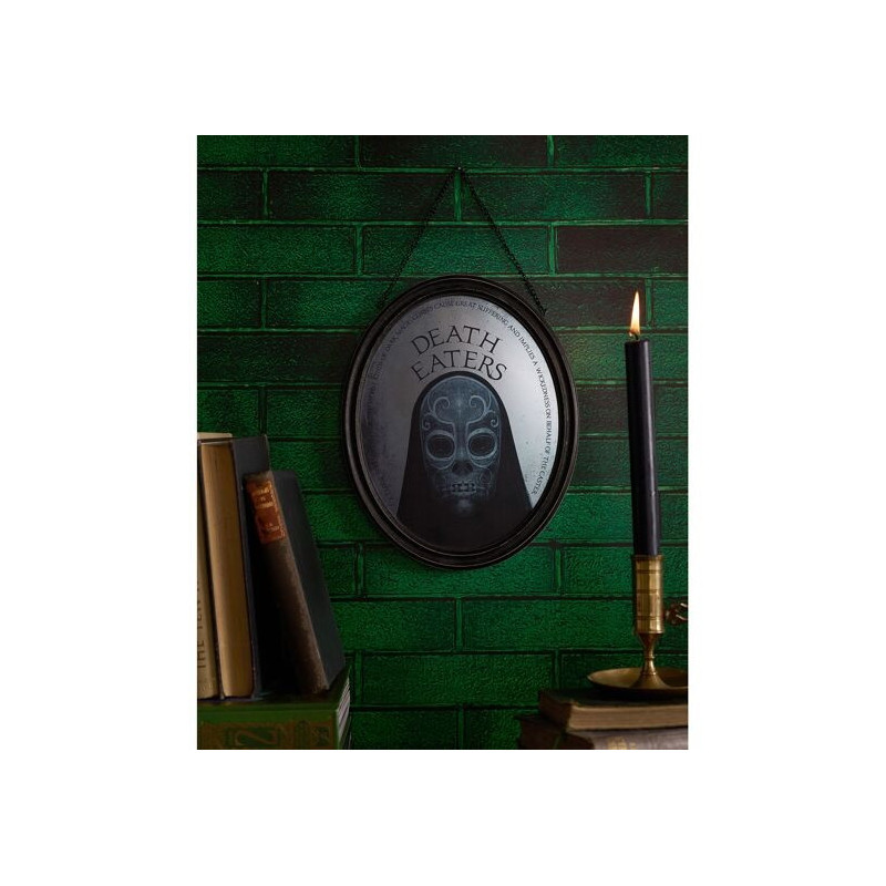 Harry Potter - Panneau plaque miroir Mangemort Death Eater