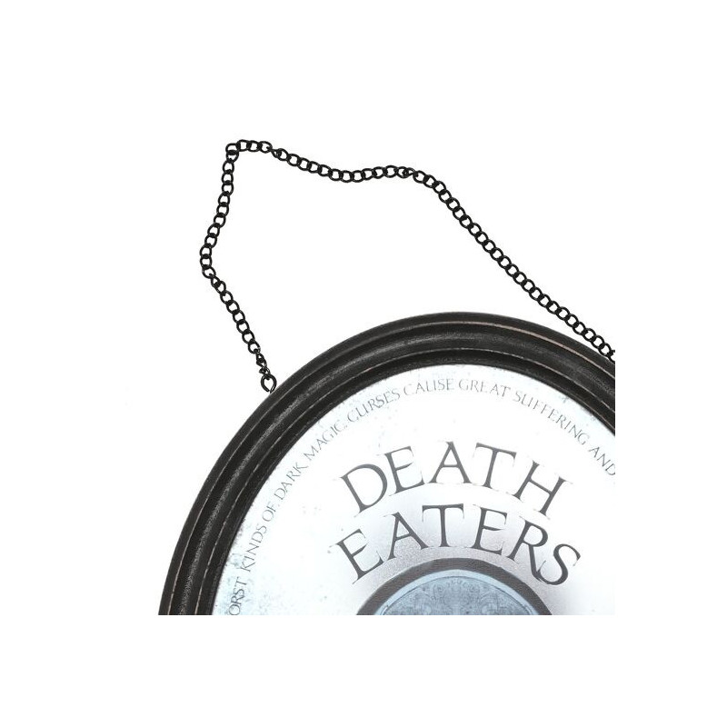 Harry Potter - Panneau plaque miroir Mangemort Death Eater