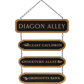 Harry Potter - Plaques enseignes boutiques de Diagon Alley