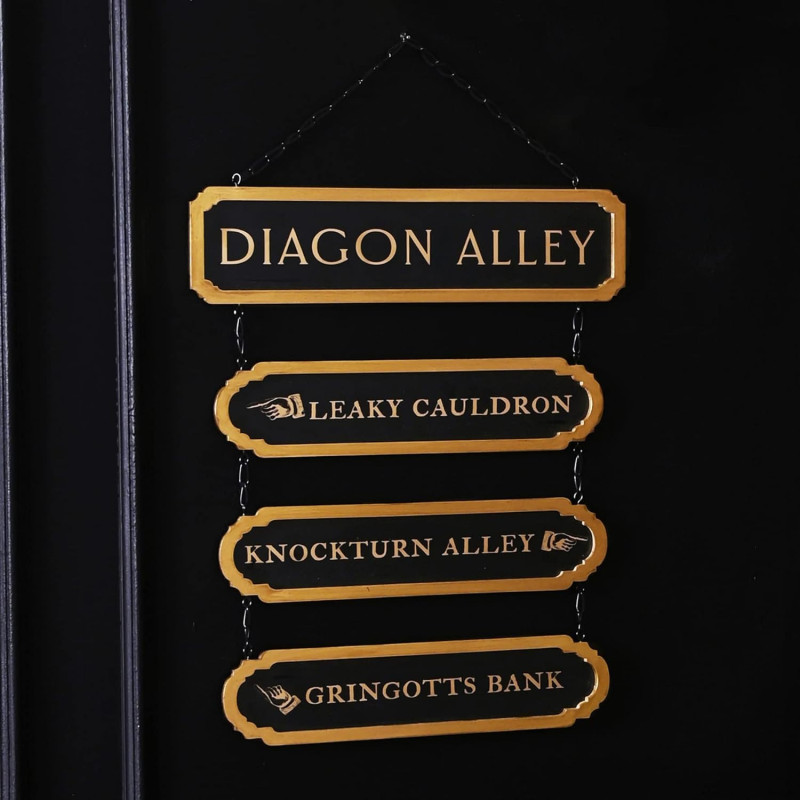 Harry Potter - Plaques enseignes boutiques de Diagon Alley