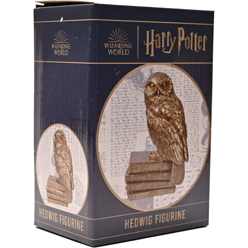Harry Potter - Statuette dorée Hedwige