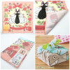 Kiki la Petite Sorcière - Mouchoir Famille de Jiji (43 x 43 cm)