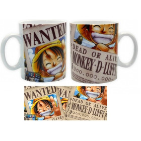 One Piece - grand mug Wanted Luffy