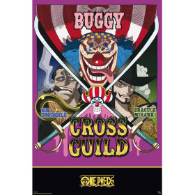 One Piece - grand poster Cross Guild (61 x 91,5 cm)