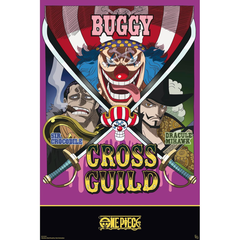 One Piece - grand poster Cross Guild (61 x 91,5 cm)