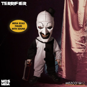 SEPTEMBRE 2024 : Terrifier - Figurine poupée MDS Mega Scale Art the Clown with Sound 38 cm