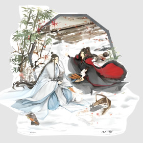 Grandmaster of Demonic Cultivation - Figurine acrylique Winter Season Wei Wuxian & Lan Wangji
