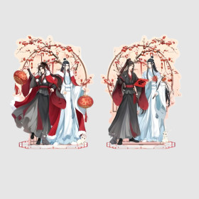 Grandmaster of Demonic Cultivation - Figurine acrylique Wei Wuxian & Lan Wangji Double-sided 23 cm