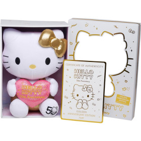 Hello Kitty - Peluche 30 cm Coffret 50th Anniversary