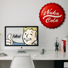 OCTOBRE 2024 : Fallout - Panneau métallique Nuka-Cola Bottle Cap