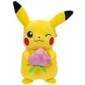 Pokemon - Peluche Pikachu with Pecha Berry Accy 20 cm