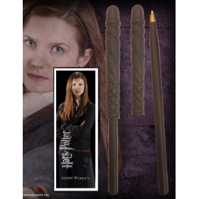 Harry Potter - Stylo baguette + marque-page Ginny Weasley