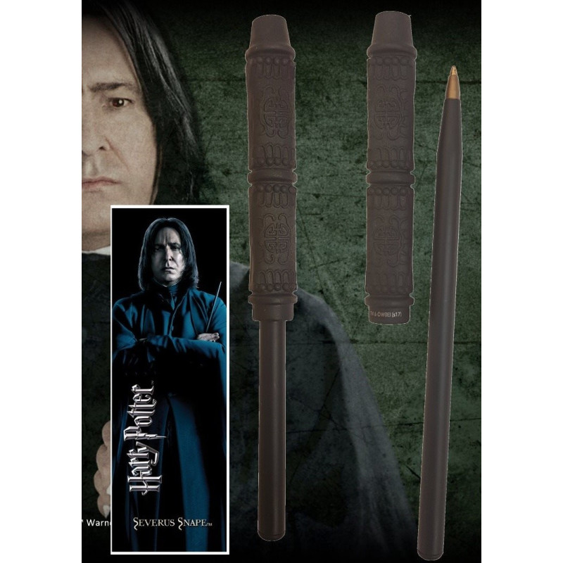 Harry Potter - Stylo baguette + marque-page Severus Snape (Rogue)
