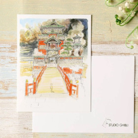 Spirited Away (Chihiro) - Carte de voeux Aburaya