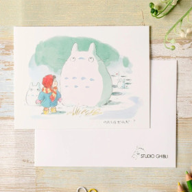 Mon Voisin Totoro - Carte de voeux Hiver