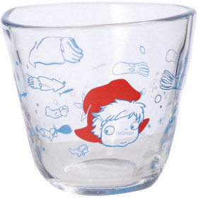 Ponyo sur la Falaise - Verre transparent