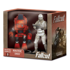 DECEMBRE 2024 : Fallout - Pack de 2 figurines 7 cm : Nukatron & Synth
