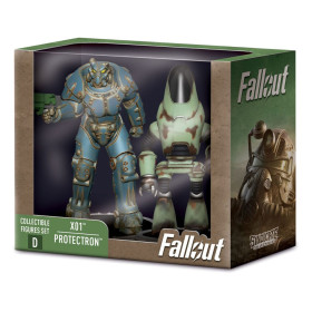 Fallout - Pack de 2 figurines 7 cm : D X01 & Protectron