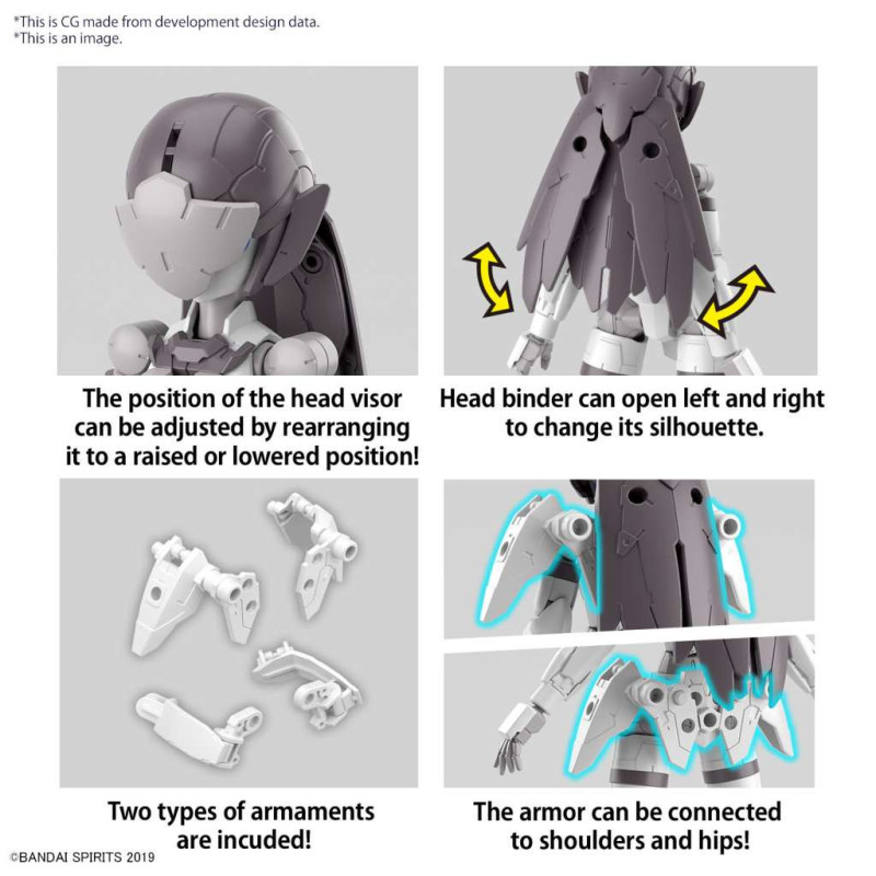 30MM 1/144 Acerby Type-C Bandai Custom Mecha