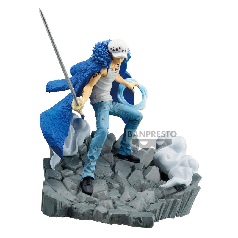 One Piece - Figurines Senkozekkei : Marshall D. Teach vs Trafalgar Law BOITE OUVERTE