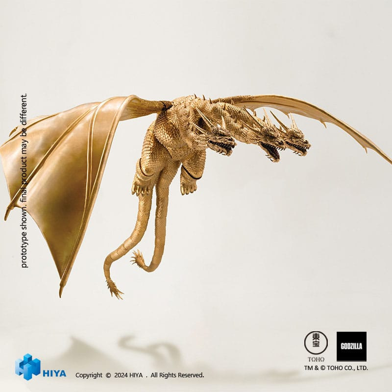 King Ghidorah 1991 Figurine Hiya Toys Exquisite Basic 25 cm