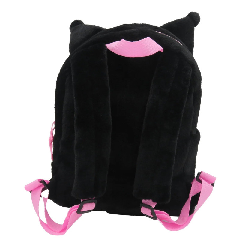 Sanrio - Sac à dos kawaii fourrure Kuromi