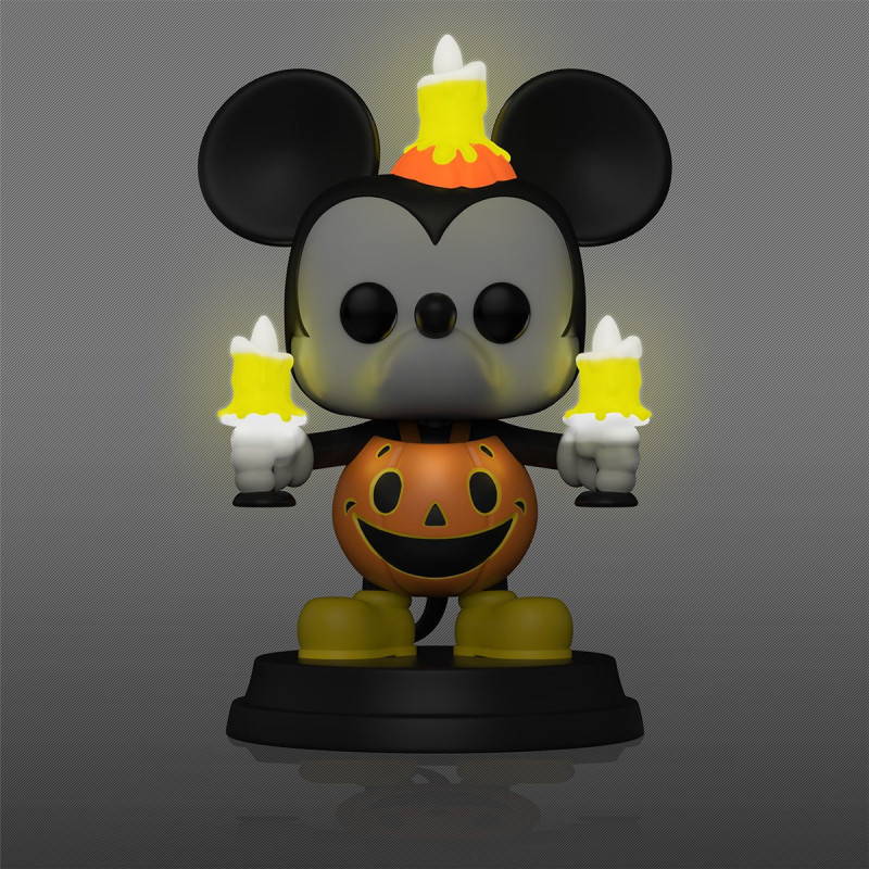 Disney - Pop! 15 cm - Mickey Halloween Light-Up n°1493 BOITE ABIMEE