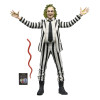 JUILLET 2025 : Beetlejuice (1988) - Figurine Beetlejuice Black and White Striped Suit 18 cm
