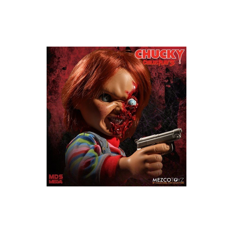 JUILLET 2025 : Child's Play 3 - Figurine Mega Talking Pizza Face Chucky