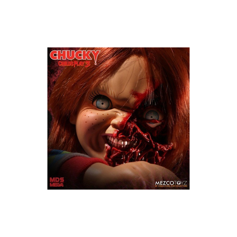 JUILLET 2025 : Child's Play 3 - Figurine Mega Talking Pizza Face Chucky