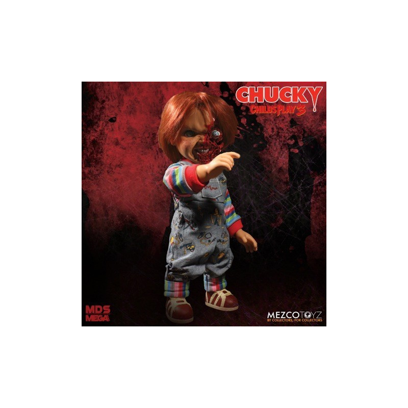 JUILLET 2025 : Child's Play 3 - Figurine Mega Talking Pizza Face Chucky