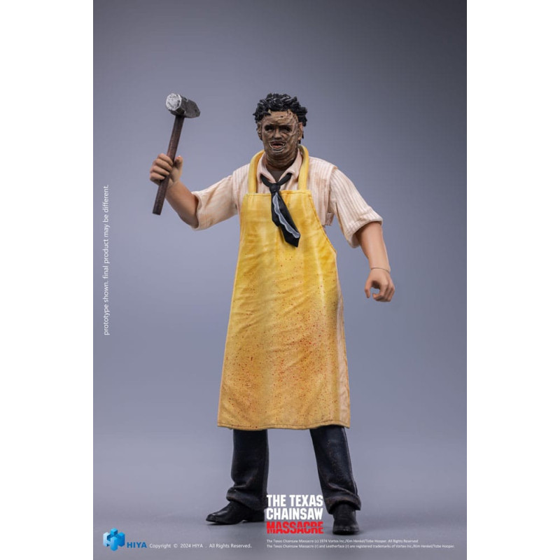 DÉCEMBRE 2025 : Texas Chainsaw Massacre (1974) - Figurine 1/18 Exquisite Mini Leatherface Killing Mask 11 cm
